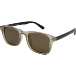 Lennox Premium Polarised Square Sunglasses - Translucent Beige